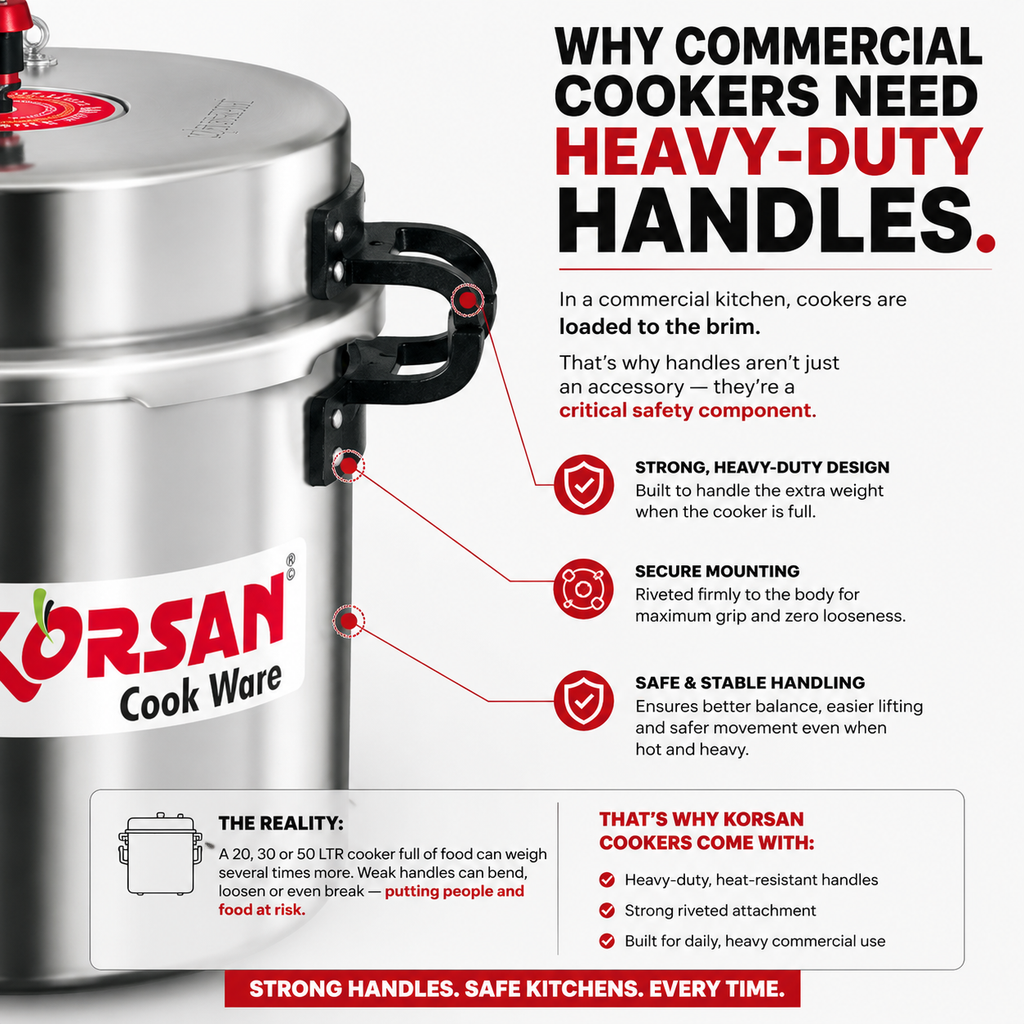 KORSAN 30L Commercial Pressure Cooker