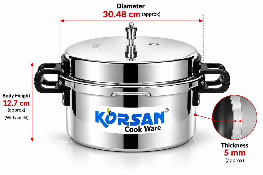 KORSAN 14L Jumbo Pressure Cooker
