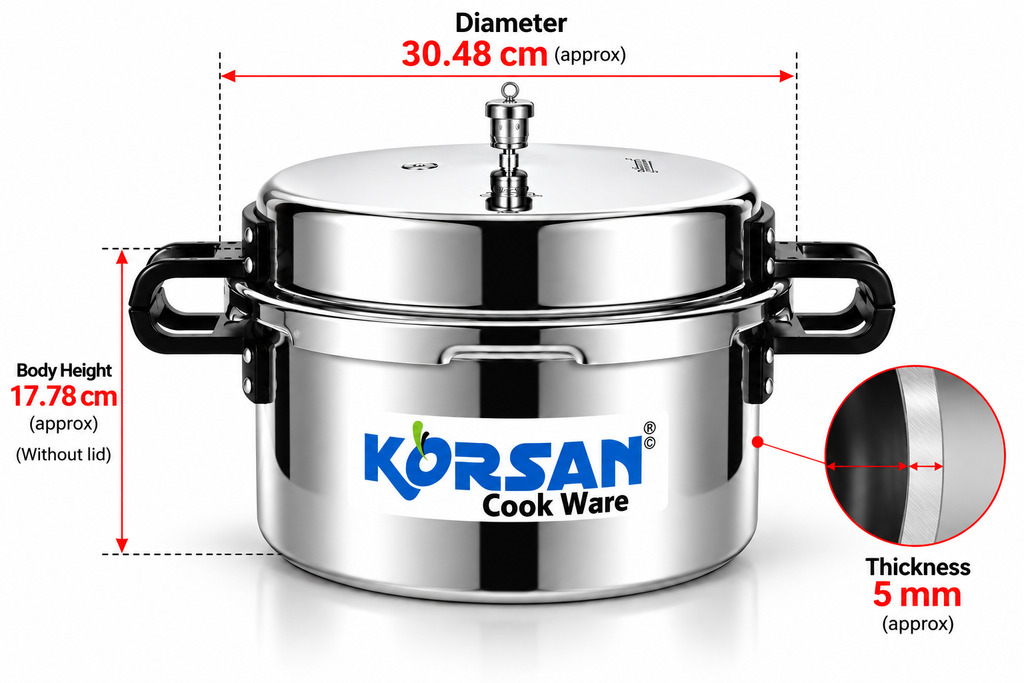 KORSAN 18L Jumbo Pressure Cooker