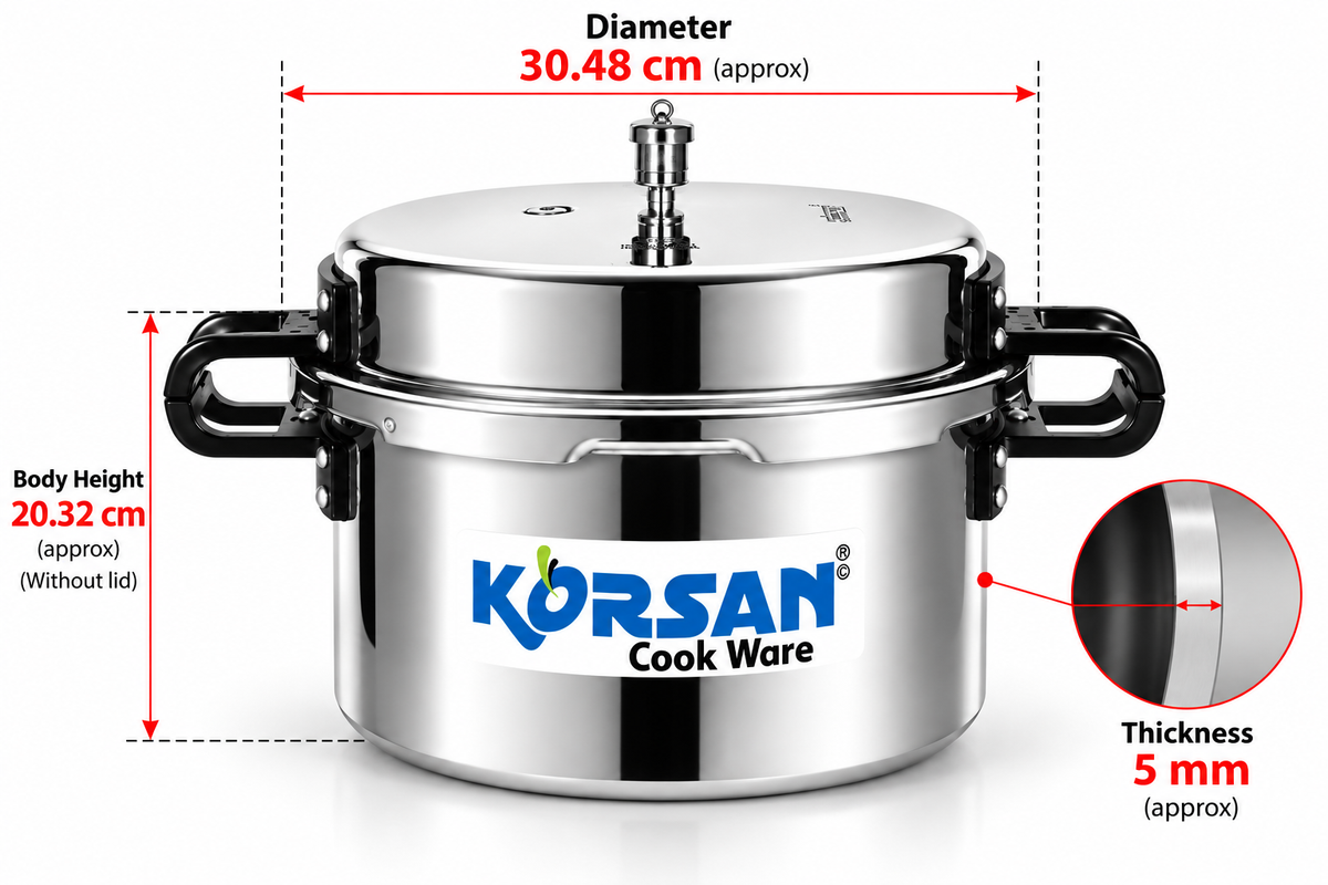 KORSAN 20L Jumbo Pressure Cooker