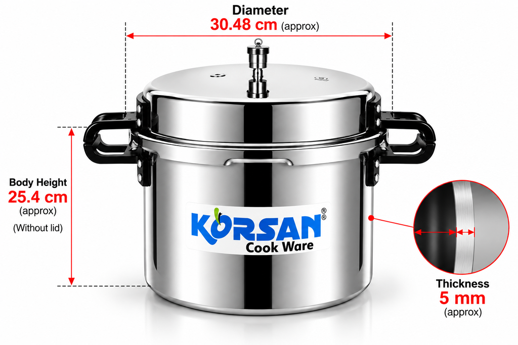 KORSAN 24L Jumbo Pressure Cooker
