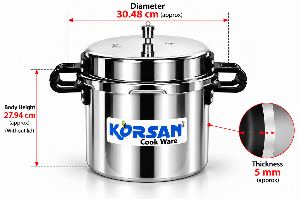 KORSAN 26L Jumbo Pressure Cooker
