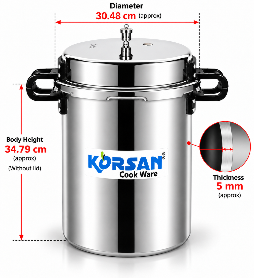 KORSAN 30L Jumbo Pressure Cooker