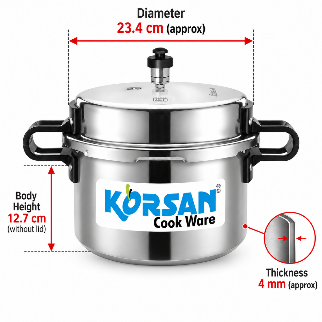 KORSAN 7.5L Jumbo Pressure Cooker