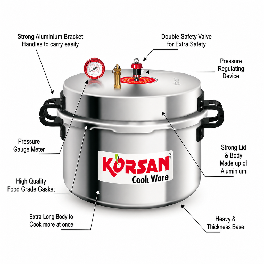 KORSAN 30L Commercial Pressure Cooker