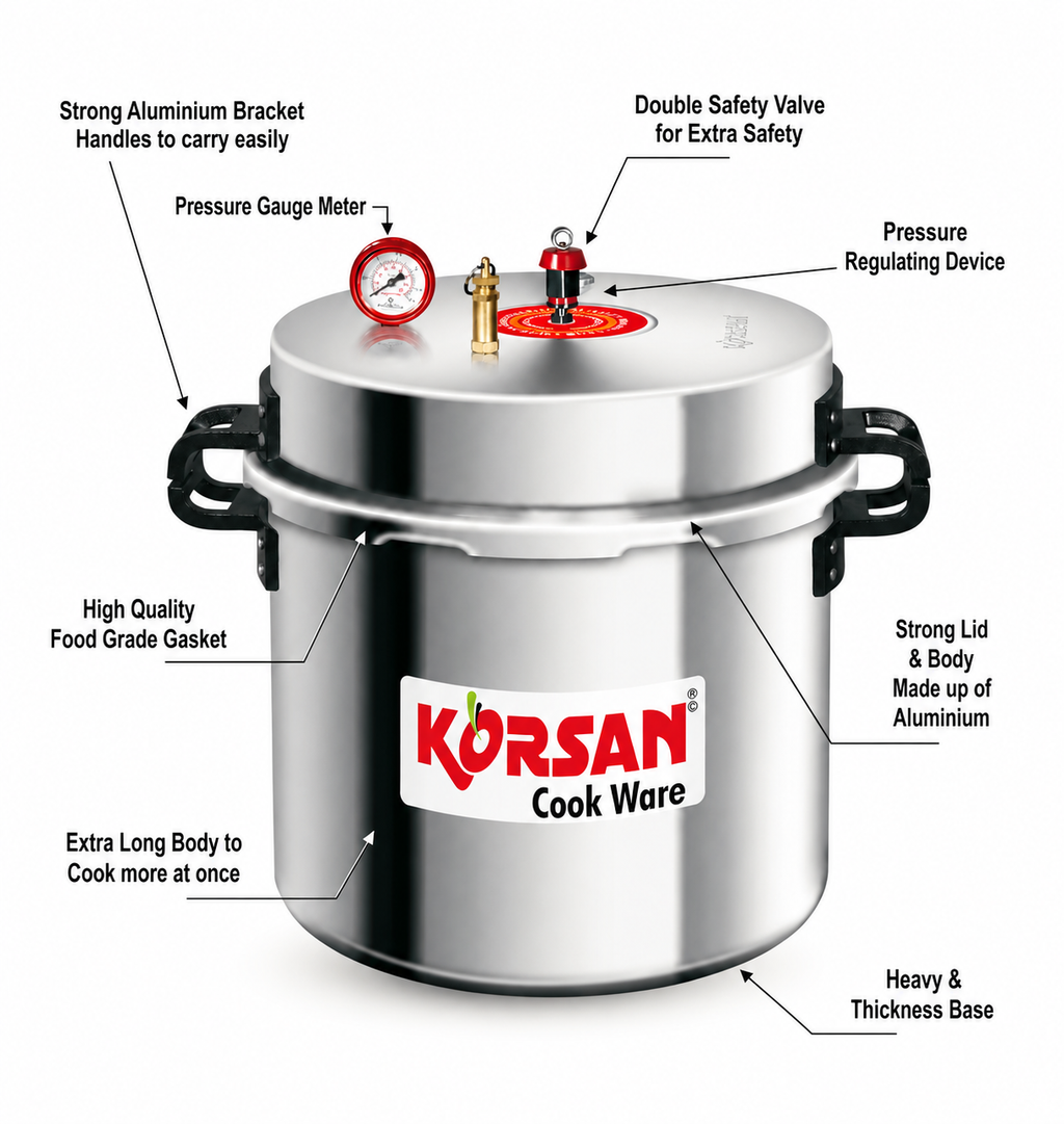 KORSAN 45L Commercial Pressure Cooker